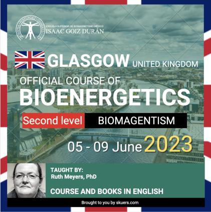  Training Course Biomagnetism 2nd level accredited course in Glasgow June 2023 by Ruth Meyers